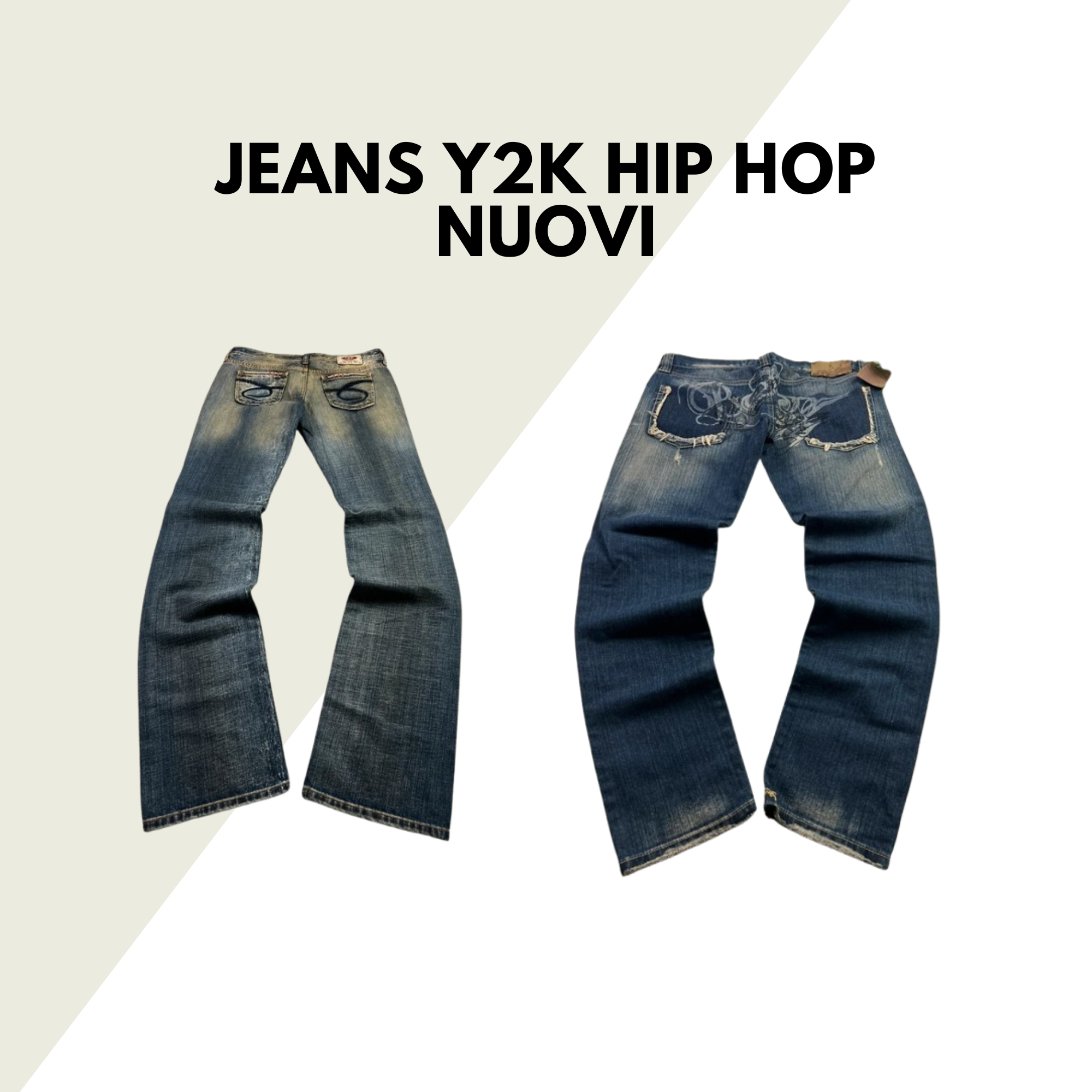 Jeans Hip Hop Y2k Brand New