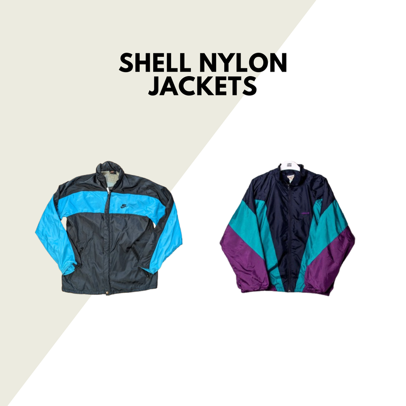 Chaquetas de nylon con la marca